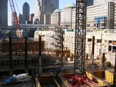 One World Trade Center under construction — a HardTrack project
